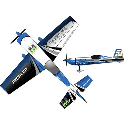 Pichler Extra 330 Münster Energy Combo Kék RC motoros repülőmodell építőkészlet 840 mm