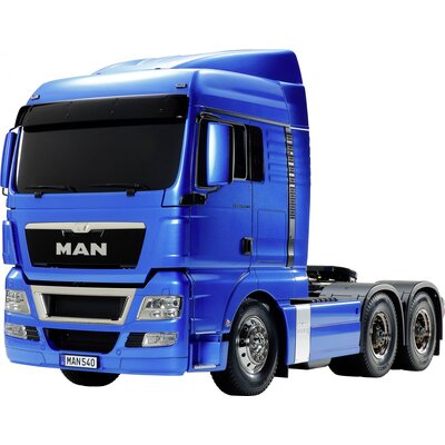 Tamiya 56370 RC MAN TGX 26.540 Met.Hell-Blau la. 1:14 Elektro RC modell teherautó építőkészlet Előre lakkozva