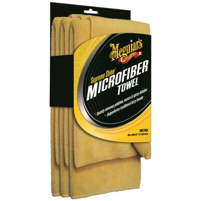 Meguiar's Supreme Shine Microfiber Towel mikroszálas kendő 3 db