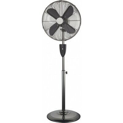 MPM álló ventilátor fémházas távirányítóval, 40cm átmérő 50W