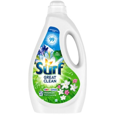 SURF mosógél színes és fehér ruhához jasmine 3 liter 60 mosás