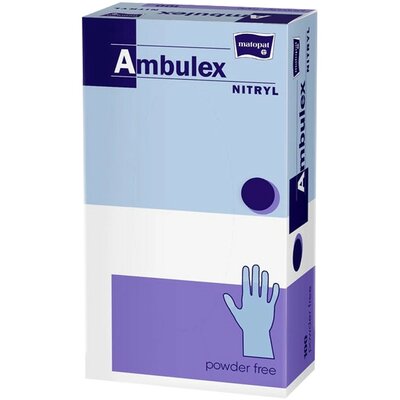 Ambulex eldobható nitryl lila gumikesztyű 100db-os -L méret