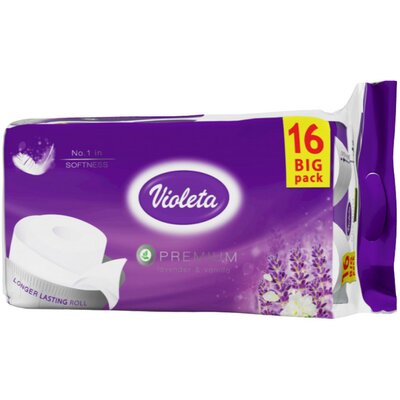 Violeta Prémium Levendula & Vanília WC papír - 3 rétegű 16 tekercses