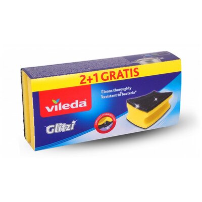 Vileda Glitzi formált mosogatószivacs 2+1db-os