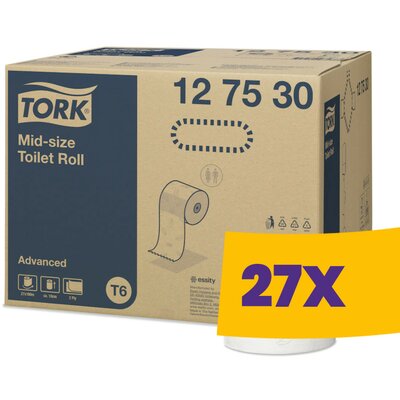 Tork Mid-size toalettpapír - 127530 (Karton - 27 tek)