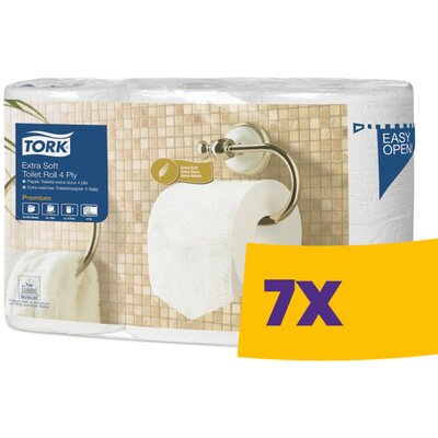 Tork Extra Soft kistekercses toalettpapír 6 tekercses - 110406 (Karton - 7 csg)