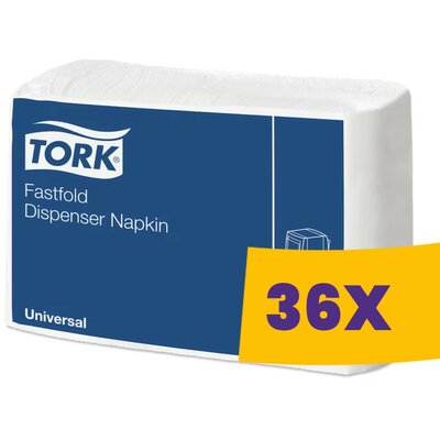 Tork fehér Fastfold adagolós szalvéta 300 lapos - 10933 (Karton - 36 csg)