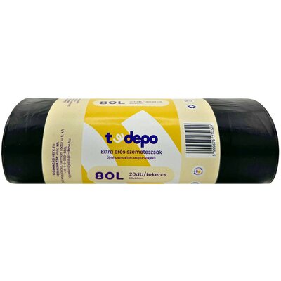 T-Depo szemeteszsák 80L - 60*80cm extra erős 20db/tek