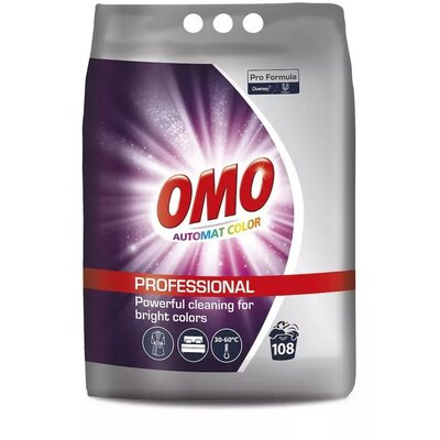 Omo Pro Formula Automat Color Mosópor színes textíliához - 108 mosás 7kg