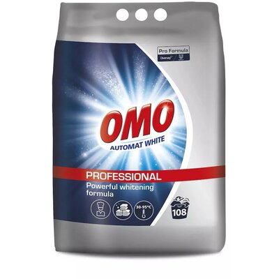 Omo Pro Formula Automat White Mosópor fehér textíliákhoz - 108 mosás 7kg