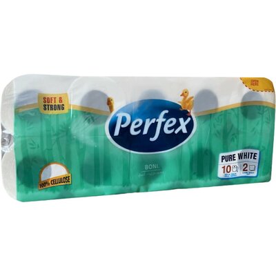 Perfex WC papír hófehér - 2 rétegű 10 tekercses