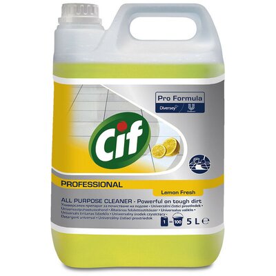 Cif Pro Formula All Purpose Cleaner Lemon Fresh Általános felülettisztítószer citrom illattal 5L