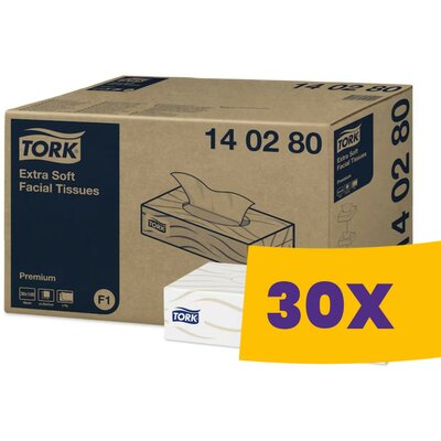 Tork Extra Soft kozmetikai kendő 100 lapos - 140280 (Karton - 30 csomag)