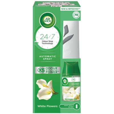 Air Wick Freshmatic készülék + 1db utántöltő Fehér Virágok