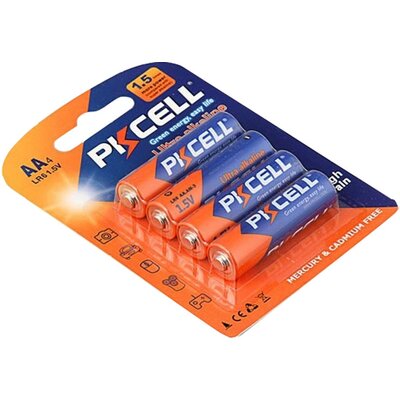 PKCELL Alkaline tartós ceruza elem AA 4db-os