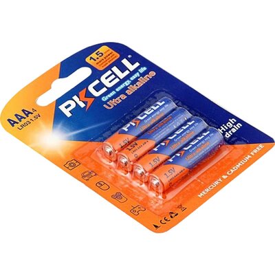 PKCELL Alkaline tartós mini ceruza elem AAA 4db-os