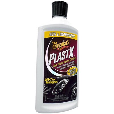 Meguiar's PlastX clear plastic cleaner and polish - fényszóró és műanyag polírozó 296 ml