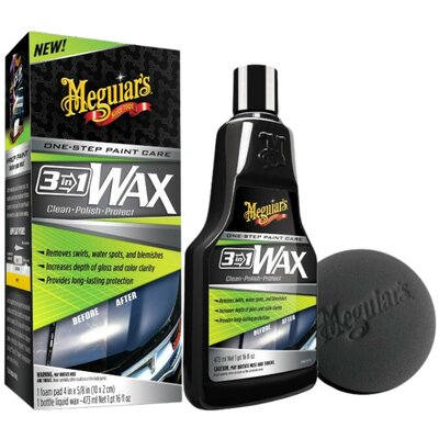 Meguiar's 3-in-1 Wax polírozó viasz tartalommal 473 ml