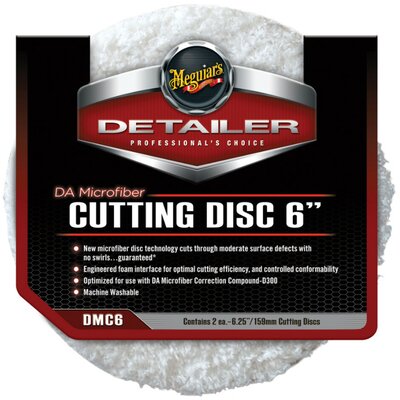 Meguiar's DA Microfiber Cutting Disc 6" mikorszálas vágó polírozó korong 2db 159 mm