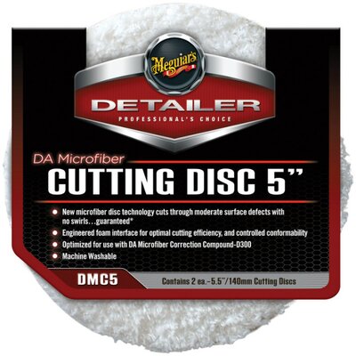 Meguiar's DA Microfiber Cutting Disc 5" mikroszálas vágó polírozó korong 2db 140 mm