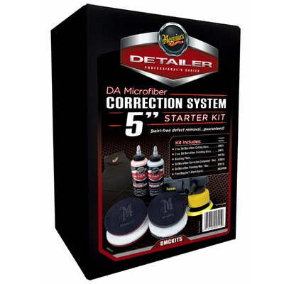 Meguiar's DA Microfiber Correction System 5" Kit professzionális egy lépéses polírozó és viaszoló készlet