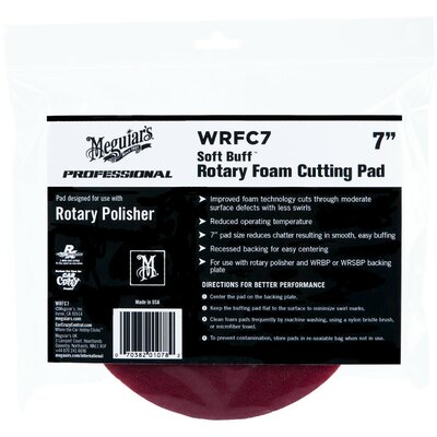 Meguiar's Soft Buff Rotary Foam Cutting Disc 7" vágó polírozó korong 175 mm