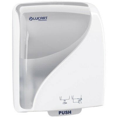 Lucart Identity Touch Free Towel Dispenser (Műanyag dudás tekercsekhez) érintésmentes papírkéztörlő adagoló fehér