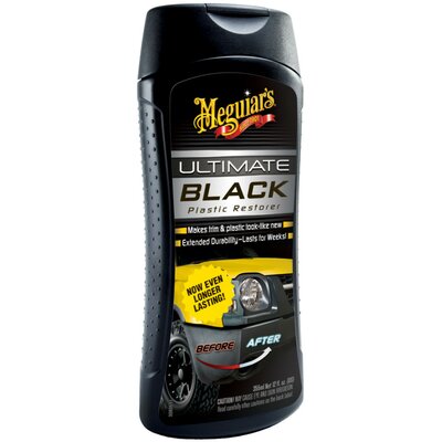 Meguiar's Ultimate Black Plastic Restorer külső és belső műanyag felújítő és ápoló 355 ml