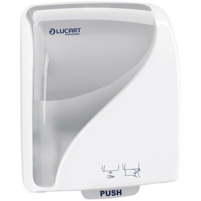 Lucart Identity Autocut Towel Dispenser 2.0 (Műanyag dudás tekercsekhez) tekercses kéztörlő adagoló fehér