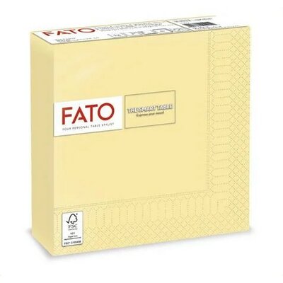 FATO Smart Table pezsgő színű szalvéta, 33x33cm, 2 rétegű 50 lapos