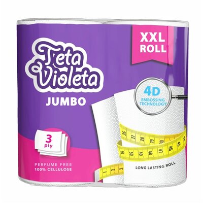 Violeta JUMBO XXL prémium háztartási papírtörlő - 3 rétegű 2 tekercses