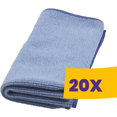 TASKI MyMicro Cloth mikroszálas törlőkendő 36x36cm kék 20db