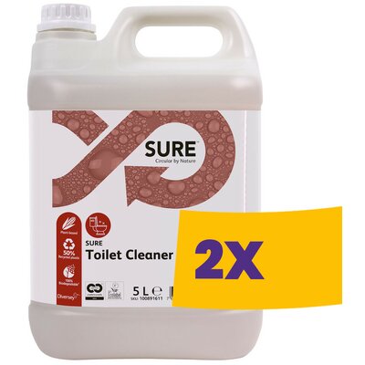 Sure Toilet Cleaner Toalett tisztítószer 5L (Karton - 2 db)