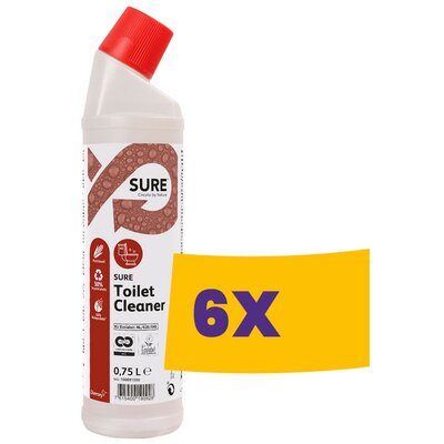 Sure Toilet Cleaner Toalett tisztítószer 750ml (Karton - 6 db)