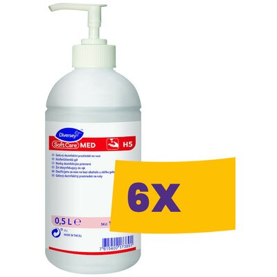 Soft Care Med H5 Kézfertőtlenítő gél 500ml (Karton - 6 db)