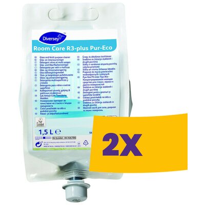 Room Care R3-plus Pur-Eco Általános felület- és üvegtisztító koncentrátum 1,5L (Karton - 2 db)