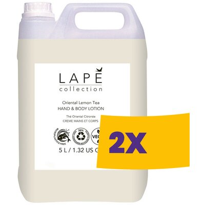 LAPÉ Collection OLT öko Keleti citromfű tea illatú kéz- és testápoló 5L (Karton - 2 db)