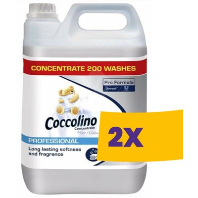 Coccolino Pro Formula Pure öblítő koncentrátum 5L (Karton - 2 db)