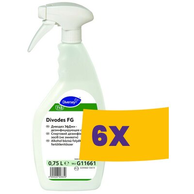 Divodes FG VT29 Alkohol bázisú folyékony fertőtlenítőszer 750ml (Karton - 6 db)