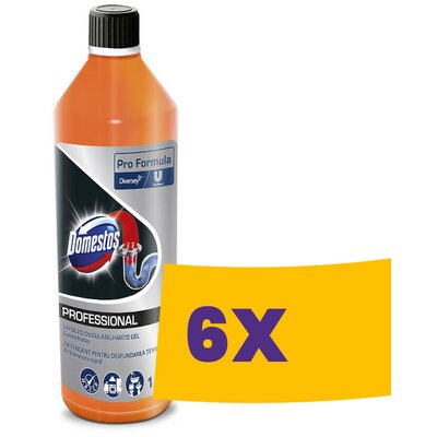 Domestos Drain Unblocker Duguláselhárító gél 1000ml (Karton - 6 db)