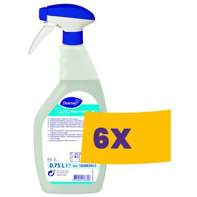 Clax Magic Multi 70C2 Folteltávolító- Általános használatra: smink, tinta és curry 750ml (Karton - 6 db)