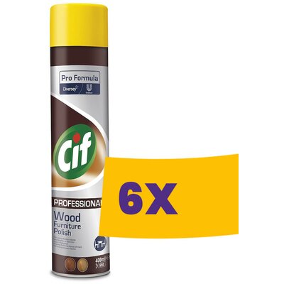 CIF Pro Formula Wood Furniture Polish Bútortisztító- és ápoló aerosol 400ml (Karton - 6 db)