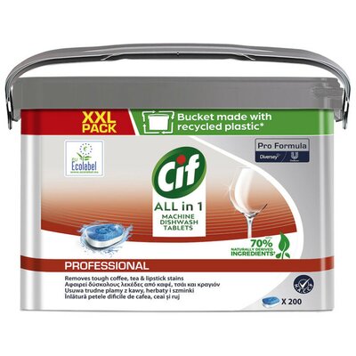 CIF Pro Formula All in 1 gépi mosogatótabletta 200db