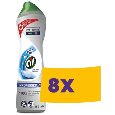 CIF Pro Formula Cream Karcmentesen tisztító folyékony súrolószer 750ml (Karton - 8 db)