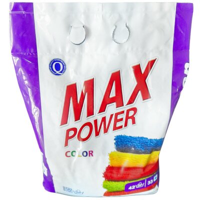 Max Power mosópor színes ruhákhoz - 33 mosás 3kg