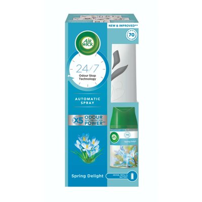 Air Wick Freshmatic készülék + 1db utántöltő Tavaszi Szellő