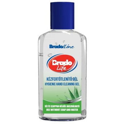 Bradoline Bradolife kézfertőtlenítő gél Aloe vera 50ml