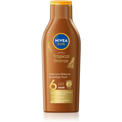 Nivea Sun Tropical Bronze naptej, karotinnal SPF6 200ml