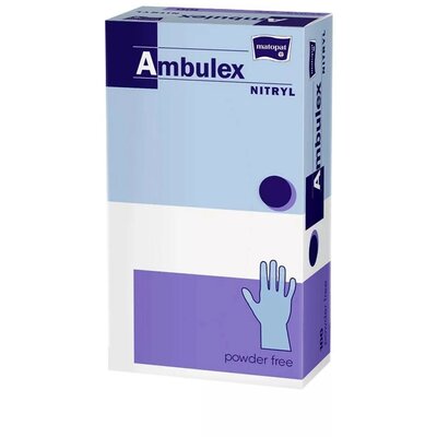 Ambulex eldobható nitryl lila gumikesztyű 100db-os -S méret