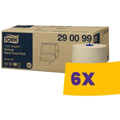 Tork Matic® Natúr tekercses kéztörlő - 290099 (Karton - 6 tek)